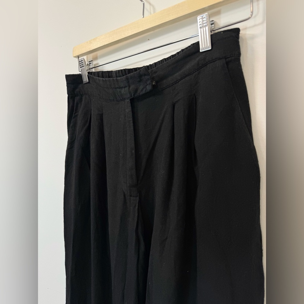 Ali Golden Raw Silk Roll Cuff Pant - Picture 5 of 8